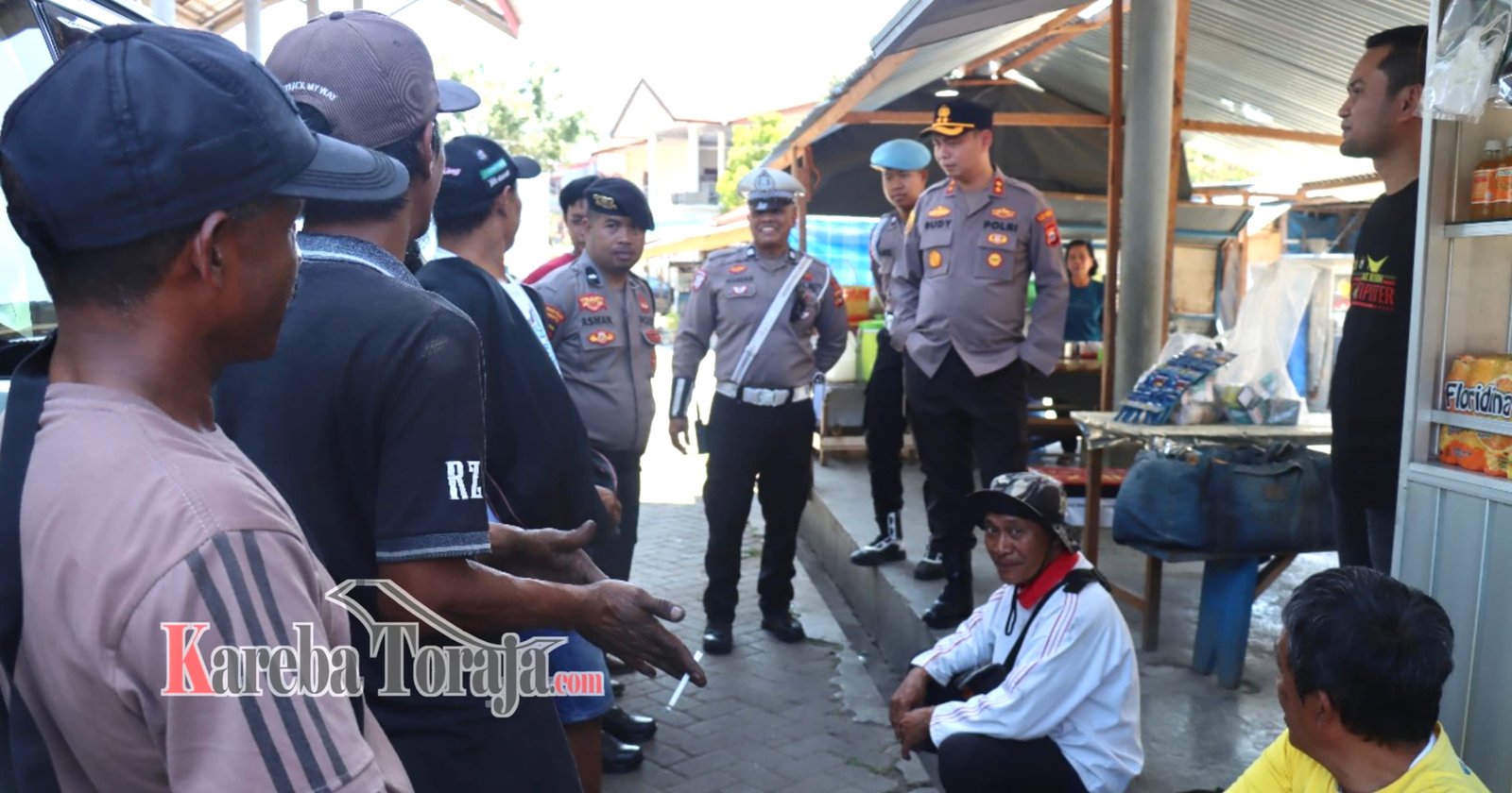 Kapolres Tana Toraja Pimpin langsung Patroli Siang Humanis, Ajak Warga Jaga Ketertiban