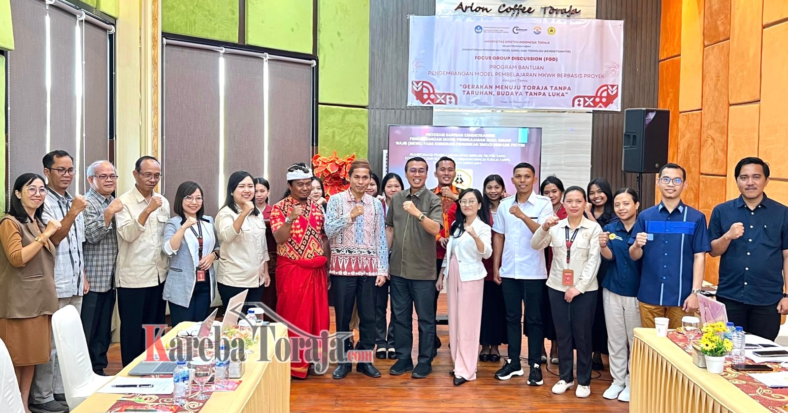 UKI Toraja Gagas Inovasi Pembelajaran Bertema Gerakan Menuju Toraja Tanpa Taruhan, Budaya Tanpa Luka