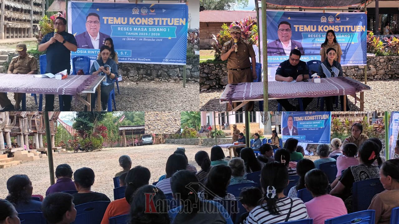 Reses, Anggota DPRD Sulsel, Yosia Rinto Kadang Serap Aspirasi di wilayah Timur Toraja