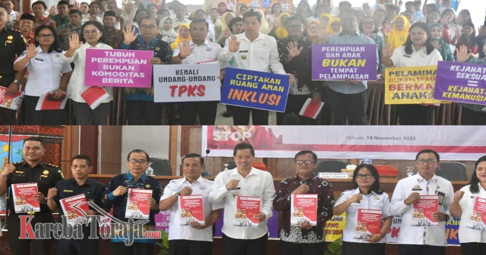 Pemda Tana Toraja, YESMa, Yayasan Bakti dan Aisyiyah Nyatakan komitmen Bersama Cegah Perkawinan Anak