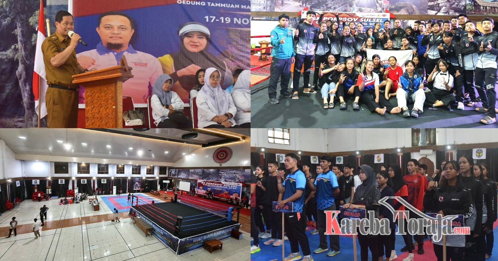 Tana Toraja Sukses Jadi Tuan Rumah Pra Porprov 3 Cabang Olahraga Bela Diri