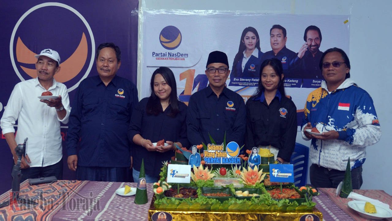 Partai Nasdem Toraja Utara Rayakan HUT ke-14 dengan Semangat Restorasi dan Kepedulian Sosial