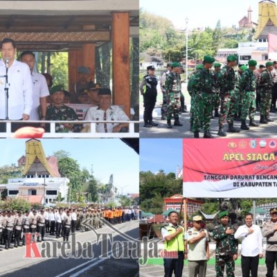Tanggap Darurat Bencana Hidrometeorologi, Polres Tana Toraja Gelar Apel Siaga