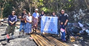 Yayasan AAT Bantu Material Bangunan untuk Korban Kebakaran Rumah di Pa’gasingan Makale Utara