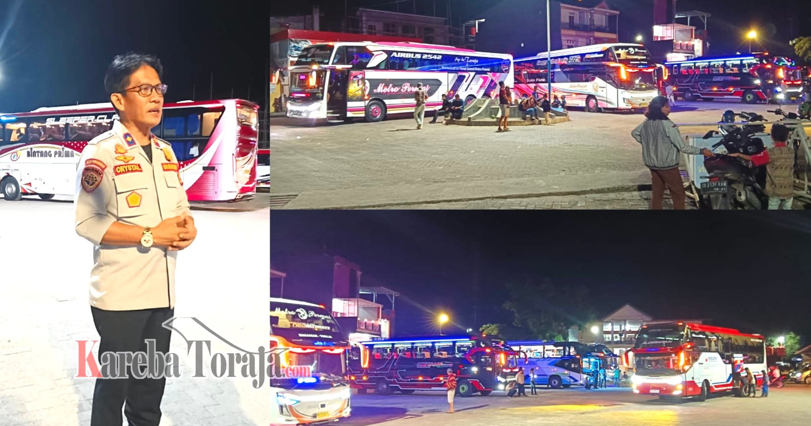 Hari Pertama Penerapan Edaran Bupati, Semua Bus Taat Aturan Masuk Terminal Makale