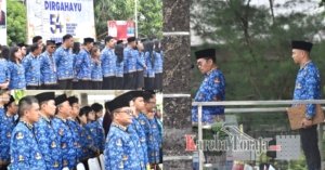 Pimpin Upacara HUT ke-54 KORPRI, Zadrak Ajak Peserta Berdoa Bersama untuk Korban Bencana Banjir Sumatera