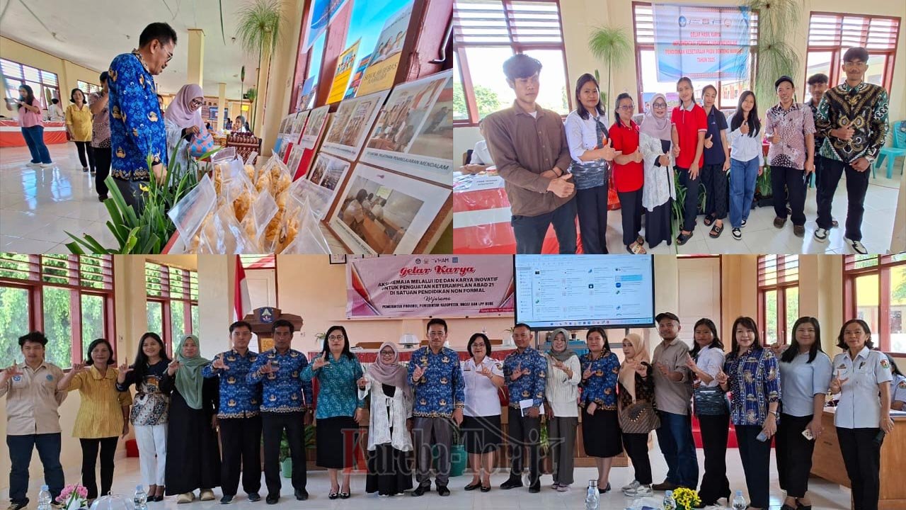 Sejumlah Produk Dipamerkan dalam Gelar Karya PKBM Toraja Utara di Rantepao