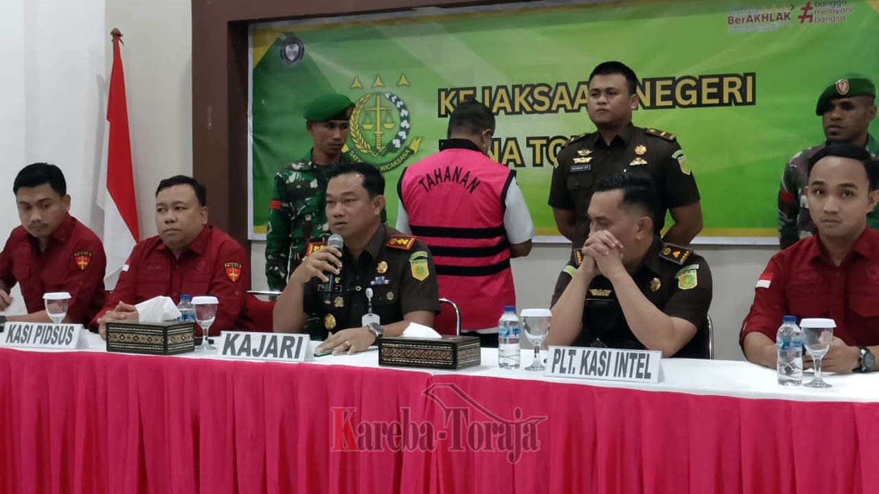 Dugaan Korupsi Rp 2,2 M di Dinas Pertanian Toraja Utara, Kejari Tana Toraja Tahan 1 Tersangka