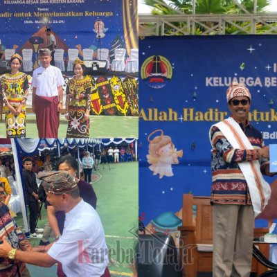 Perayaan Natal SMA Kristen Barana’ Dihadiri Hakim Mahkamah Konstitusi Republik Indonesia