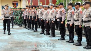 Polres Tana Toraja Turunkan 234 Pasukan Gabungan Amankan Natal dan Tahun Baru