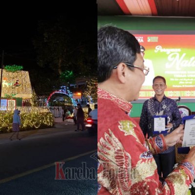 Wisma Tanabua Raih Grand Champion, Ini Daftar Pemenang Festival Pohon Natal Kategori OPD Toraja Utara