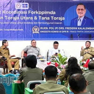 Anggota DPR RI Irjen Pol (P) Frederik Kalalembang Kumpul Forkopimda Toraja Bahas Polemik Eksekusi Tongkonan