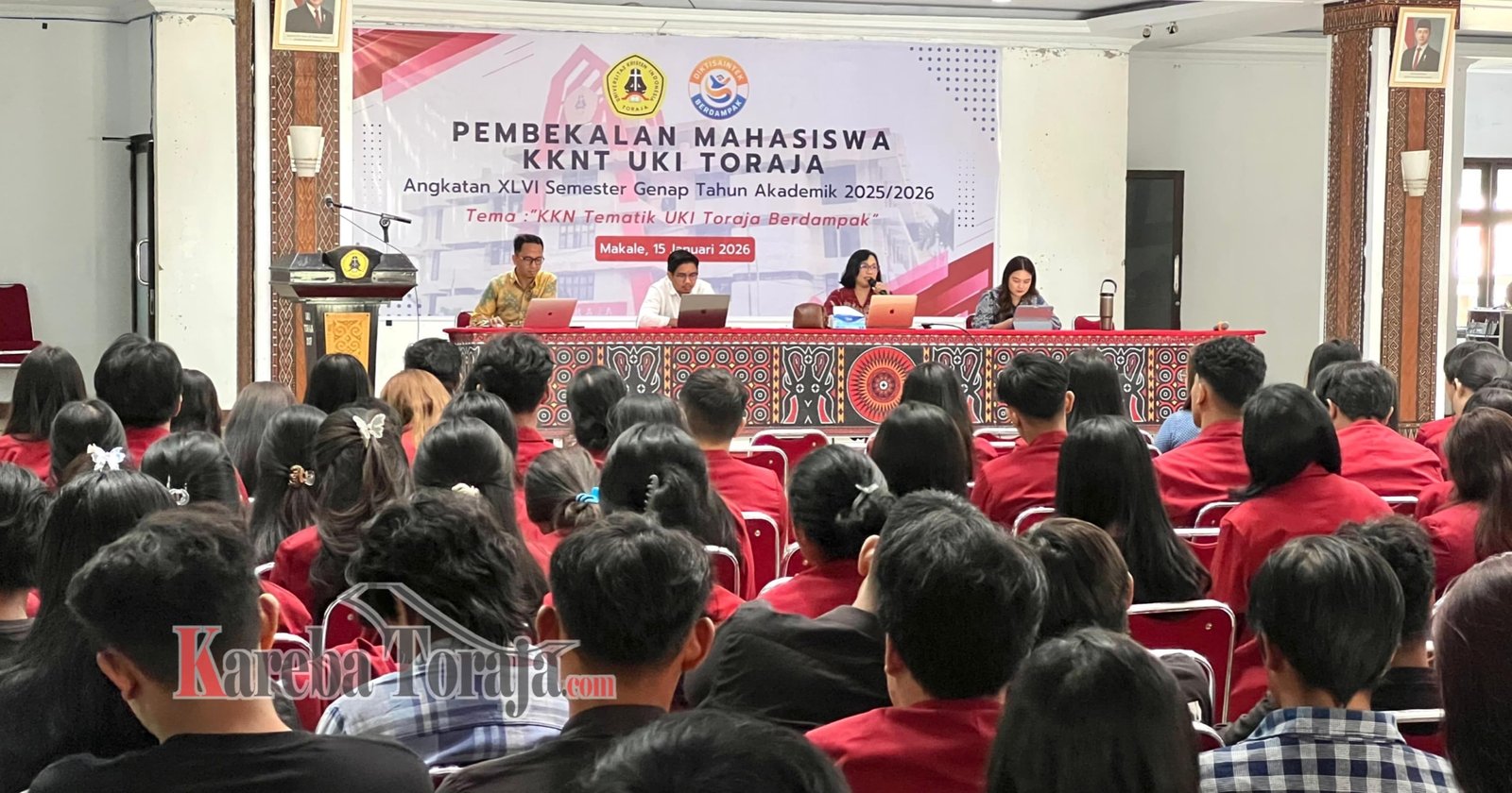 Mahasiswa KKN Tematik UKI Toraja Angk 46 T.A 2025/2026 Dituntut Memberi Dampak Nyata dan Berkelanjutan