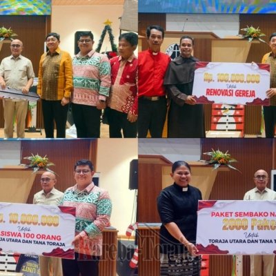 Perayaan Natal Nasional 2025 Bertabur Kado di Toraja Utara