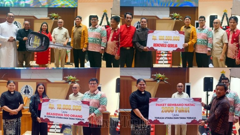 Perayaan Natal Nasional 2025 Bertabur Kado di Toraja Utara
