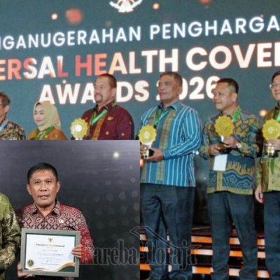 Kepesertaan JKN Capai 98%, Toraja Utara Raih Penghargaan UHC Award 2026 Kategori Pratama