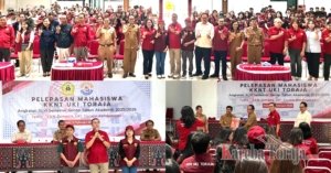 261 Mahasiswa KKN Tematik UKI Toraja Angkatan 46 Dilepas ke Lokasi Pengabdian, Bawa Program Berbasis Potensi Lembang