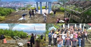 Jelang Dies Natalis ke-76, GMKI Toraja Gelar Bakti Sosial di Objek Wisata Singki