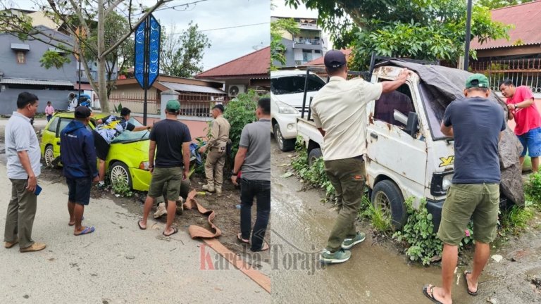 Masyarakat Apresiasi Penertiban Bangkai Mobil oleh Satpol PP di Toraja Utara