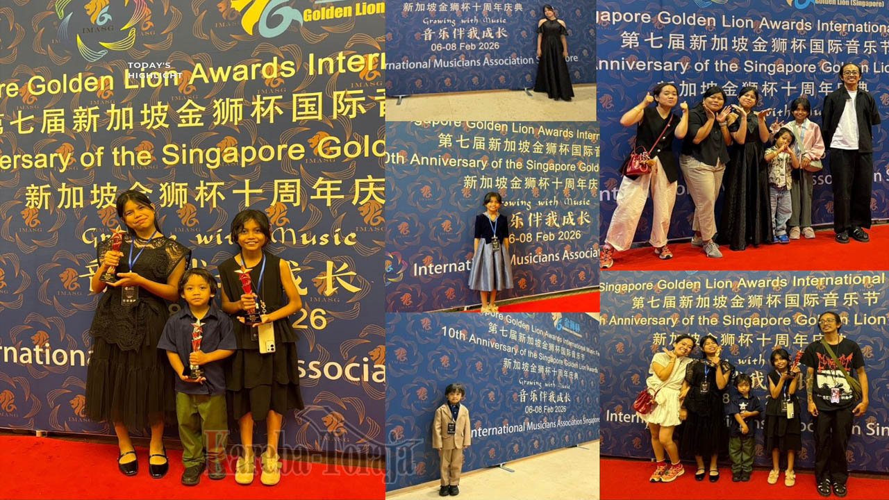 Siswa Sekolah Musik Asal Toraja Kembali Ukir Prestasi Gemilang di Luar Negeri