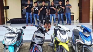 Curi 4 Sepeda Motor, Residivis Ini Dibekuk Resmob Polres Toraja Utara