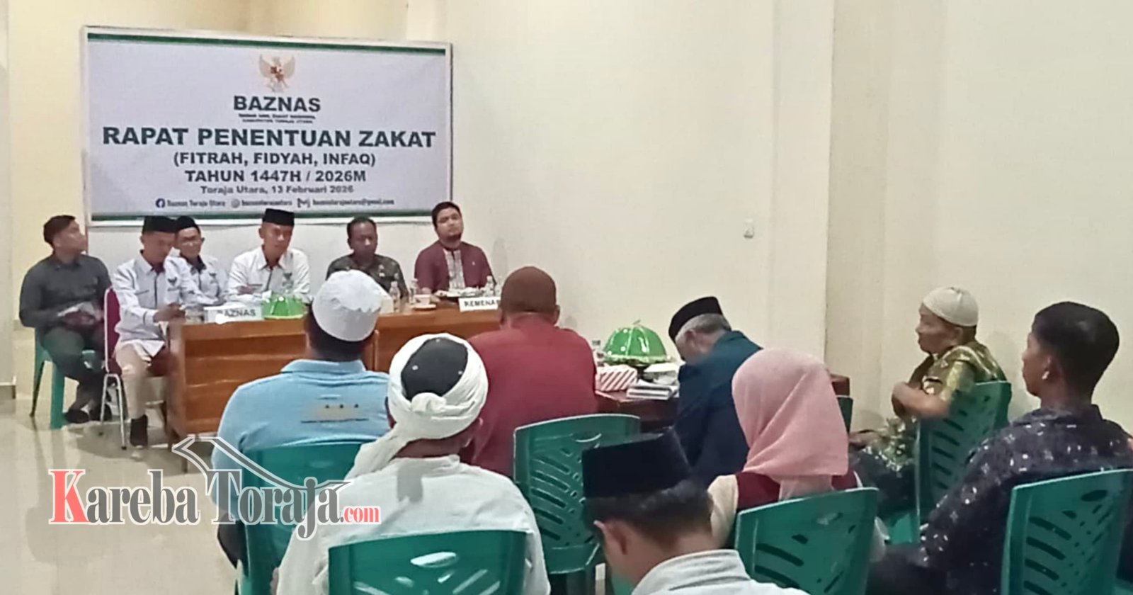 BAZNAS Toraja Utara Tetapkan Besaran Zakat Fitrah, Infaq dan Fidyah Tahun 2026