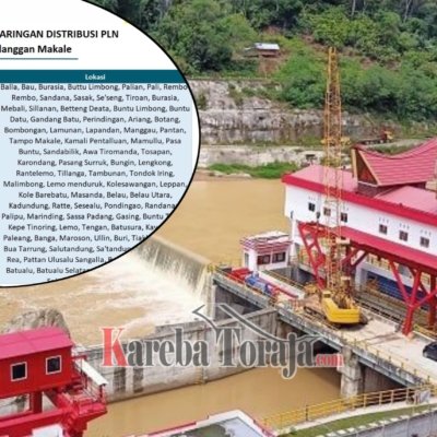 Rabu Besok, PLTA Malea Uji Coba “Black Start”, Seluruh Tana Toraja dan Toraja Utara akan Padam Beberapa Jam