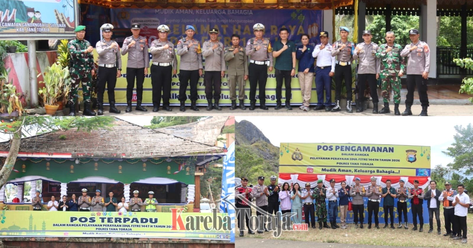 Mudik dan Libur Lebaran 1447 H, Polres Tana Toraja Siapkan 3 Posko Pelayanan