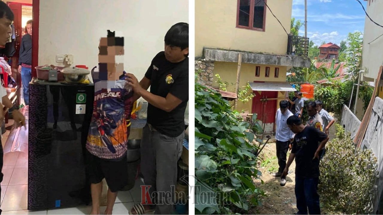 Anak T*bas Ibu Kandung Pakai P*r*ng di Makale, Tana Toraja