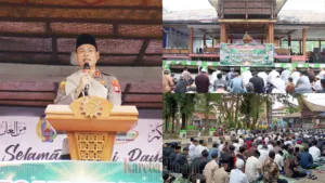 Jadi Khatib Salat Idul Fitri di Makale, Kapolres Tana Toraja Ajak Jemaah Tingkatkan Takwa dan Jaga Persatuan
