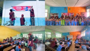 Pasang Spanduk Anti Korupsi di SD, Mahasiswa KKN UKI Toraja Ingin Tanamkan Nilai Integritas Sejak Dini