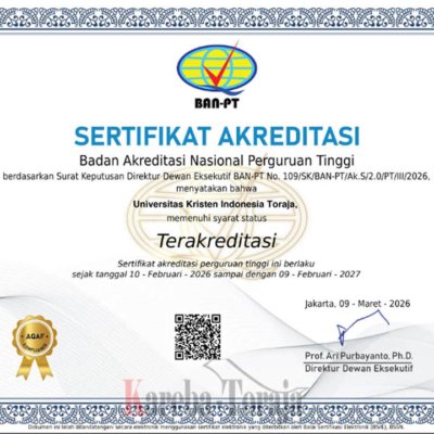 Kantongi Perpanjangan Akreditasi, Rektor Tegaskan UKI Toraja Tidak Pernah Dapat Status Tidak Terakreditasi