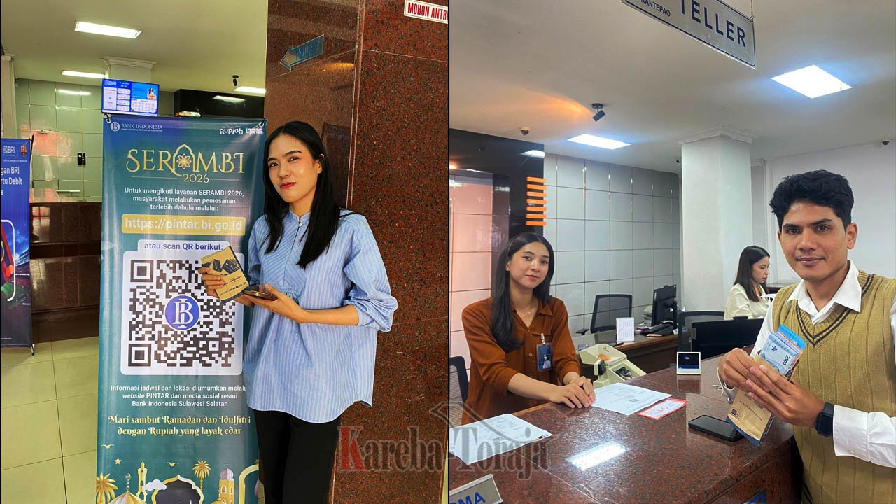 BRI Rantepao Dukung Layanan Penukaran Uang Baru Lewat Program “Serambi BI”