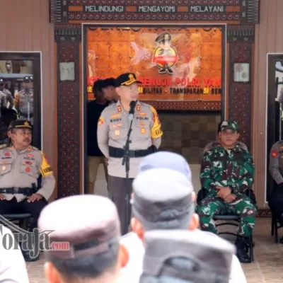 Polres Tana Toraja Turunkan 137 Personil Amankan Malam Takbiran dan Salat Idul Fitri 1447 H