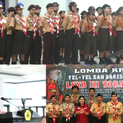 UKM Pramuka UKI Toraja Gelar Lomba Kreasi Yel-yel dan Baris-Berbaris III 2026, Diikuti Ratusan Peserta dari 3 Kabupaten