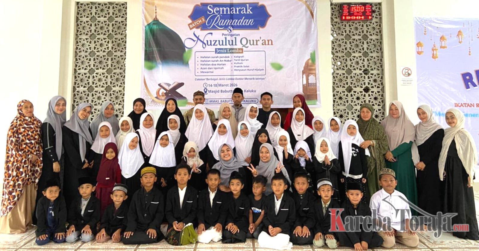 Bangun Generasi Berakhlak dan Berprestasi Lewat Semarak Ramadan 1447 H oleh Remaja Masjid Babuttaubah Kaluku Gandasil