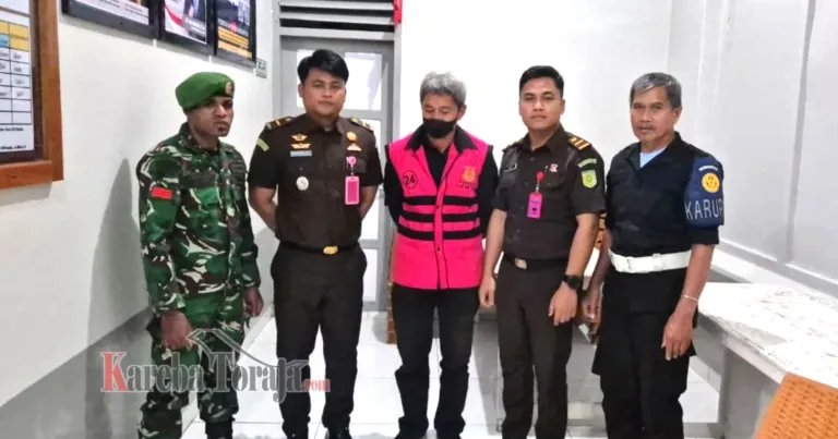 Tersangka Dugaan Korupsi, Mantan Kadis Pertanian Toraja Utara Ditahan