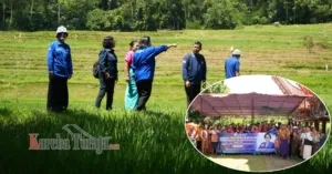 Legislator Provinsi Yuniana Mulyana Kunjungan Pengawasan APBD di 2 Lembang di Sangalla’ Utara