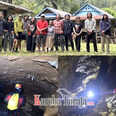 Korpala Unhas Temukan Gua Sepanjang 1,2 Km di Buntu Kandora Mengkendek, Tembus Sampai Sangalla’