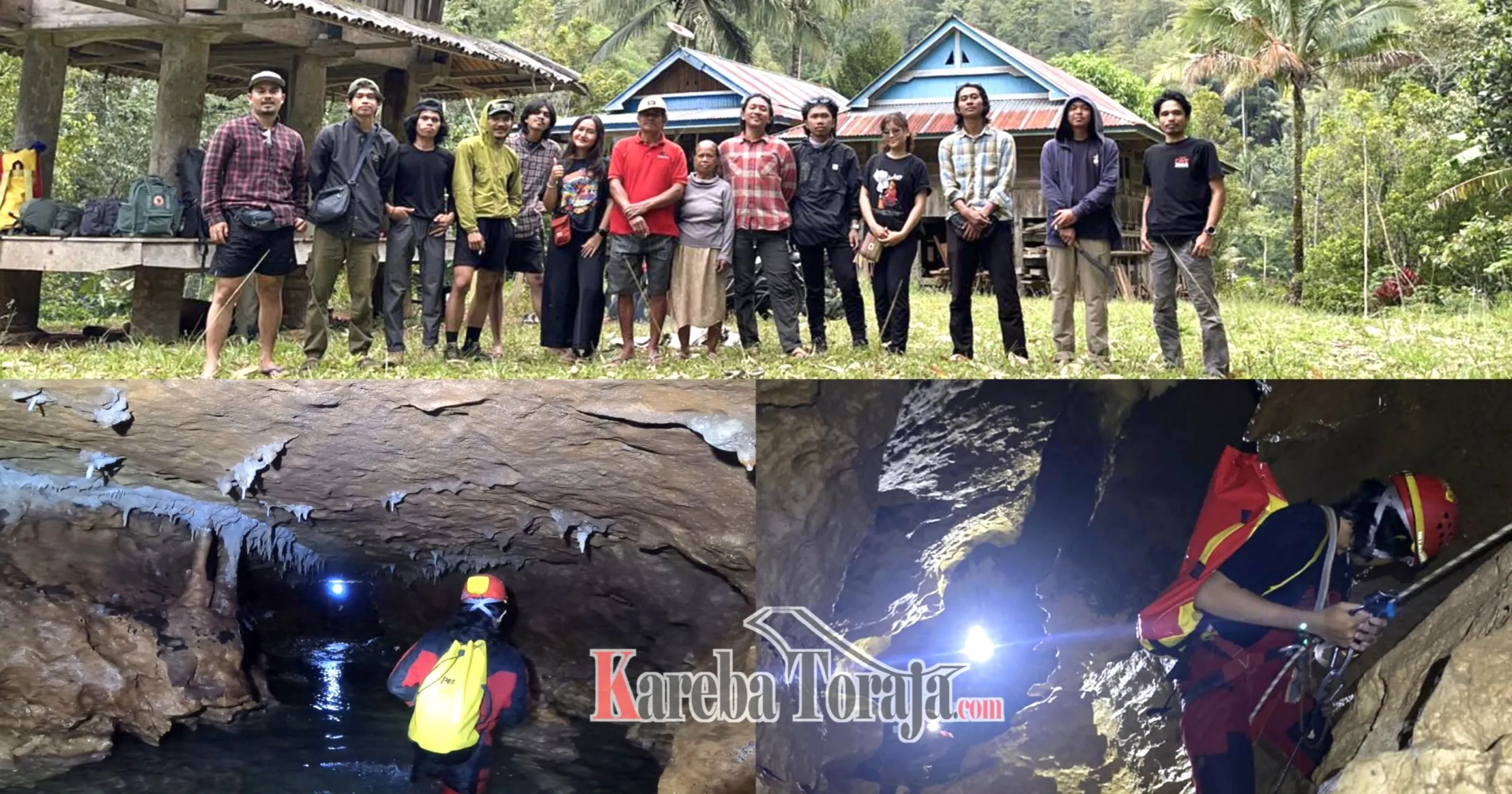 Korpala Unhas Temukan Gua Sepanjang 1,2 Km di Buntu Kandora Mengkendek, Tembus Sampai Sangalla’