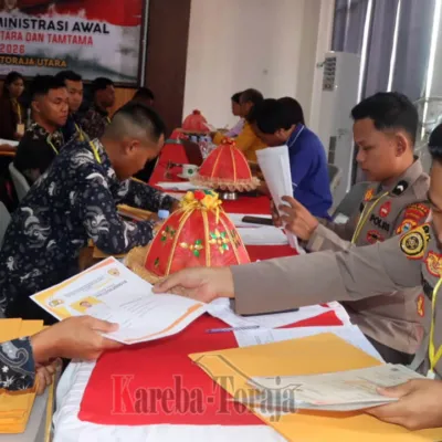 53 Calon Anggota Polri dari Toraja Utara Jalani Pemeriksaan Administrasi