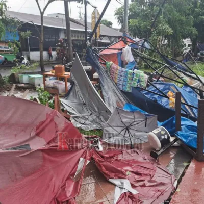 Kota Rantepao Diterjang Hujan Badai, Ini Dampaknya