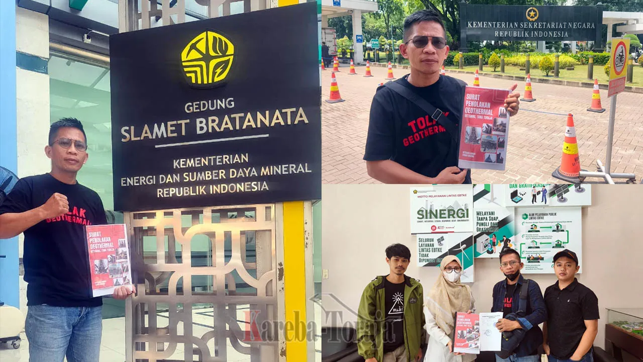 2.000 Tanda Tangan Warga Tolak Eksplorasi Geotermal Bittuang Sudah Sampai ke Kementerian ESDM