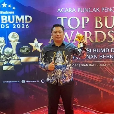 Perumda Air Minum Tirta Buisun Tana Toraja Raih Penghargaan pada Ajang Top BUMD Awards 2026