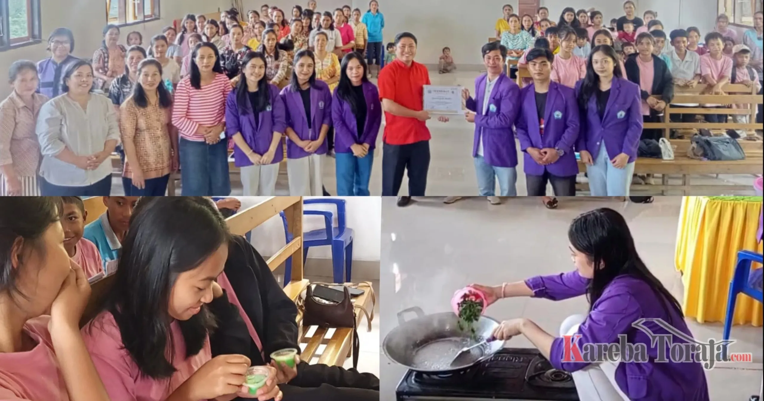 Praktisi Kesehatan dan Mahasiswa IAKN olah Kelor jadi Puding dan Rempeyek untuk Cegah Stunting dan Anemia