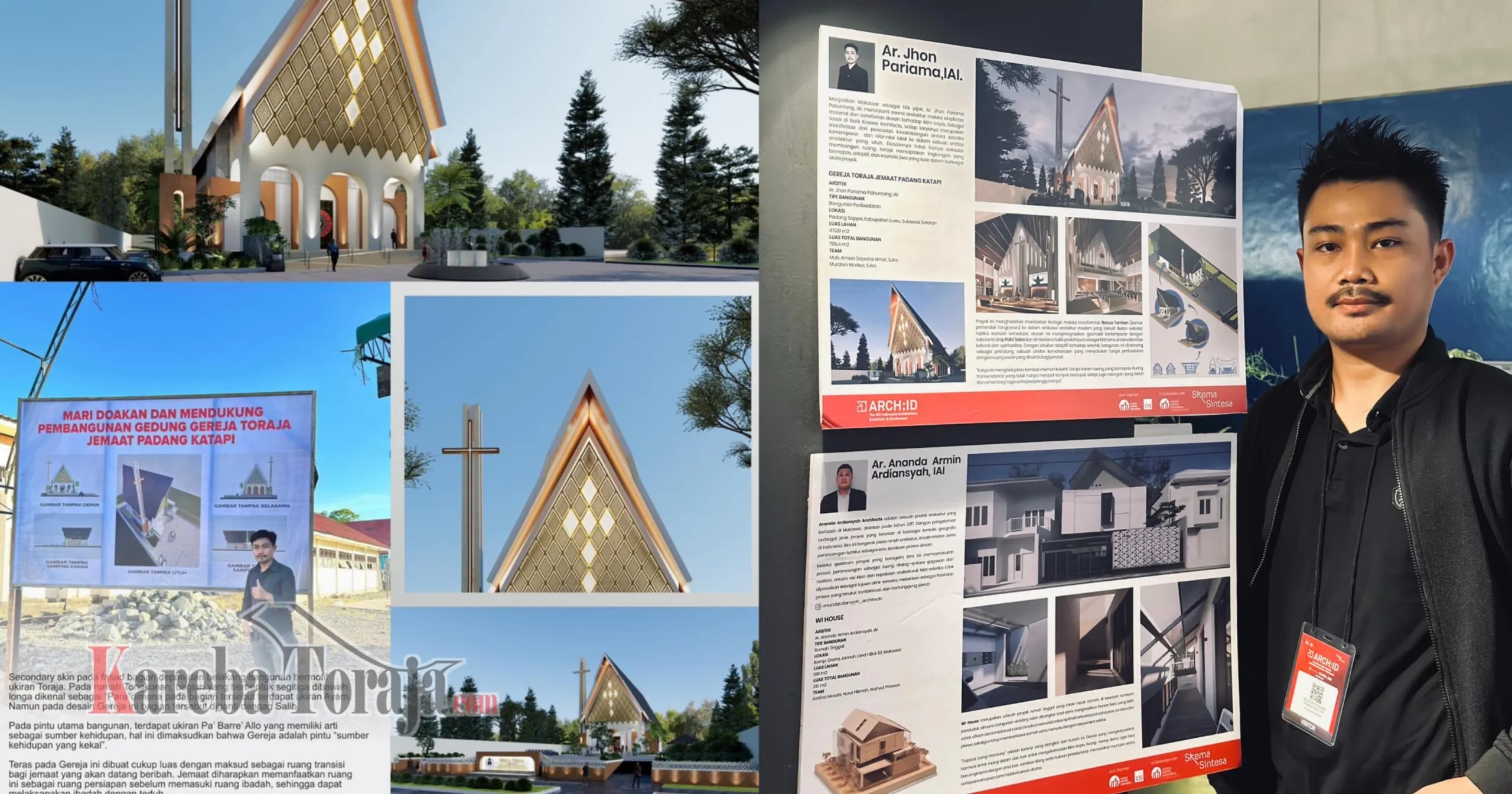 Bawa Identitas Toraja ke Panggung Nasional: Arsitek Muda Toraja Tembus ARCH:ID 2026