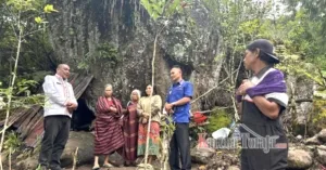 Viral Di Medsos Nenek Tinggal Sebatang Kara Dalam Gua di Makale Selatan, Begini Faktanya