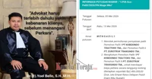 Pengacara Yoel Bello Menangkan Perkara Kepailitan di PN Niaga Makassar