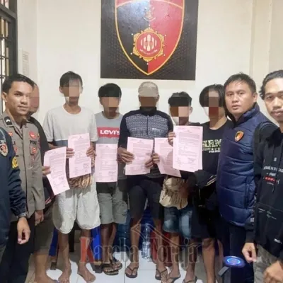 Diduga Berjudi di Lokasi Tedong Silaga, 6 Pria Ditangkap Polisi