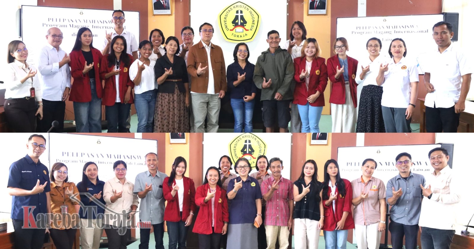 Tujuh Mahasiswa UKI Toraja Ikuti Program Magang Internasional di Taiwan